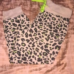 Leopord Joggers sz L